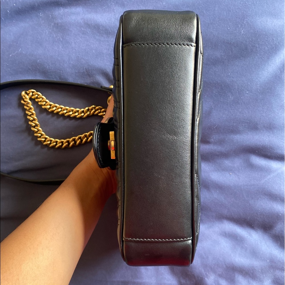 (SOLD TO A LOVELY BUYER) GG Marmont matelassé mini - Picture 3 of 10